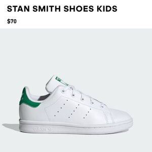 Adidas Stan Smith White and Green Shoes NIB